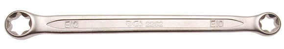 Dubbel-ringnyckel med E-profil-ringar | E10 x E12. BGS 2261