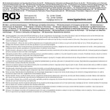 Dubbel-ringnyckel-sats med E-profil-ringar | E6 x E8 - E20 x E24 | 4 delar. BGS 2264