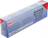 Dubbel-ringnyckel-sats med E-profil-ringar | E6 x E8 - E20 x E24 | 6 delar. BGS 2268