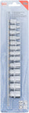 Hylsa-sats Tolvkant | 6,3 mm (1/4") | 4 - 14 mm | 13 delar. BGS 2269