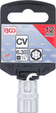 Hylsa Super Lock | 6,3 mm (1/4") | 12 mm. BGS 2352