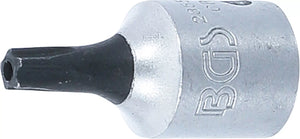 Bit-Insats | 6,3 mm (1/4") | TS-Profil (för Torx Plus) med borrning TS20. BGS 2355-TS20