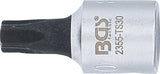 Bit-Insats | 6,3 mm (1/4") | TS-Profil (för Torx Plus) med borrning TS30. BGS 2355-TS30