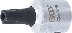 Bit-Insats | 6,3 mm (1/4") | TS-Profil (för Torx Plus) med borrning TS30. BGS 2355-TS30