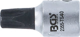 Bit-Insats | 6,3 mm (1/4") | TS-Profil (för Torx Plus) med borrning TS40. BGS 2355-TS40
