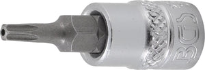 Bit-Insats | 6,3 mm (1/4") | T-Profil (för Torx) med borning T15. BGS 2358