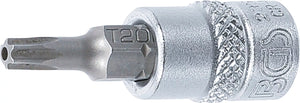 Bit-Insats | 6,3 mm (1/4") | T-Profil (för Torx) med borning T20. BGS 2359
