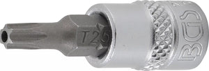 Bit-Insats | 6,3 mm (1/4") | T-Profil (för Torx) med borning T25. BGS 2360