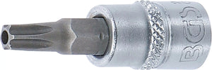 Bit-Insats | 6,3 mm (1/4") | T-Profil (för Torx) med borning T27. BGS 2361