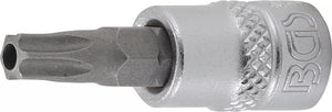 Bit-Insats | 6,3 mm (1/4") | T-Profil (för Torx) med borning T30. BGS 2362
