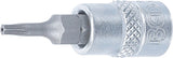 Bit-Insats | 6,3 mm (1/4") | T-Profil (för Torx) med borning T9. BGS 2364