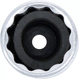 Tändstift-Insats med hållargummi, Tolvkant | 12,5 mm (1/2") | 16 mm. BGS 2385
