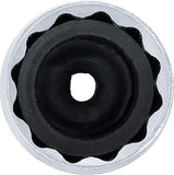 Tändstift-Insats med hållargummi, Tolvkant | 12,5 mm (1/2") | 21 mm. BGS 2386
