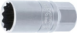 Tändstift-Insats med hållargummi, Tolvkant | 12,5 mm (1/2") | 21 mm. BGS 2386