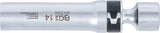 Tändstift-Länkinsats tolvkant med hållarfjäder | 10 mm (3/8") | 14 mm. BGS 2390