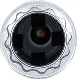 Tändstift-Länkinsats tolvkant med hållarfjäder | 10 mm (3/8") | 16 mm. BGS 2391