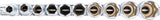 Hylsa-sats Sexkant, djup | 12,5 mm (1/2") | Tumsstorlekar | 10 delar. BGS 2435