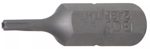 Bit | Längd 25 mm | Yttre sexkant 6,3 mm (1/4") | T-Profil (för Torx) med borrning T7. BGS 2436