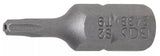 Bit | Längd 25 mm | Yttre sexkant 6,3 mm (1/4") | T-Profil (för Torx) med borrning T9. BGS 2438