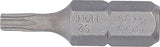 Bit | Längd 25 mm | Yttre sexkant 6,3 mm (1/4") | T-Profil (för Torx) med borrning T10. BGS 2439