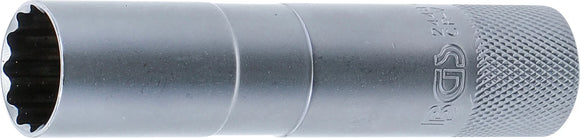 Tändstift-Insats med hållargummi, Tolvkant, lång | 10 mm (3/8