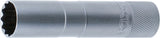 Tändstift-Insats med hållargummi, Tolvkant, lång | 10 mm (3/8") | 16 mm. BGS 2448