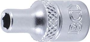 Hylsa Sexkant | 6,3 mm (1/4") | 4 mm. BGS 2474