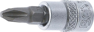 Bit-Insats | 6,3 mm (1/4") | Krysspår PH2. BGS 2488