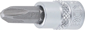 Bit-Insats | 6,3 mm (1/4") | Krysspår PH3. BGS 2489