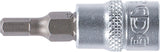 Bit-Insats | 6,3 mm (1/4") | Inre sexkant 4 mm. BGS 2498