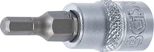 Bit-Insats | 6,3 mm (1/4") | Inre sexkant 4 mm. BGS 2498