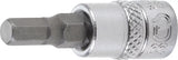Bit-Insats | 6,3 mm (1/4") | Inre sexkant 5 mm. BGS 2499