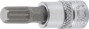 Bit-Insats | 6,3 mm (1/4") | Inre mångtandad (för XZN) M8. BGS 2503