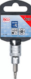 Bit-Insats | 10 mm (3/8") | T-Profil (för Torx) T20. BGS 2542