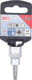 Bit-Insats | 10 mm (3/8") | T-Profil (för Torx) T30. BGS 2545