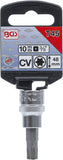 Bit-Insats | 10 mm (3/8") | T-Profil (för Torx) T45. BGS 2547