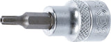Bit-Insats | 10 mm (3/8") | T-Profil (för Torx) med borning T20. BGS 2571