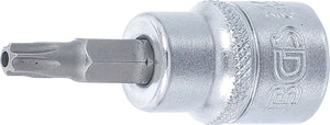Bit-Insats | 10 mm (3/8") | T-Profil (för Torx) med borning T27. BGS 2573