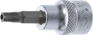 Bit-Insats | 10 mm (3/8") | T-Profil (för Torx) med borning T30. BGS 2574