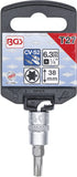 Bit-Insats | 6,3 mm (1/4") | T-Profil (för Torx) T27. BGS 2594