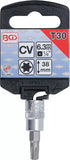 Bit-Insats | 6,3 mm (1/4") | T-Profil (för Torx) T30. BGS 2595