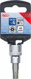 Bit-Insats | 10 mm (3/8") | T-Profil (för Torx) med borning T45. BGS 2597