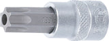 Bit-Insats | 10 mm (3/8") | T-Profil (för Torx) med borning T55. BGS 2599
