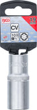 Hylsa Super Lock, djup | 10 mm (3/8") | 19 mm. BGS 2609