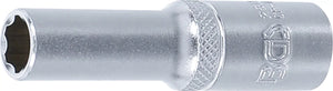 Hylsa Super Lock, djup | 10 mm (3/8") | 9 mm. BGS 2611