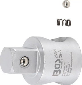Glidhandtag-Adapter för förlängningar | 20 mm (3/4"). BGS 263-1