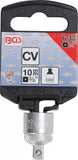 Hylsnyckel-Adapter | Inre fyrkant 10 mm (3/8") - Yttre fyrkant 6,3 mm (1/4"). BGS 269