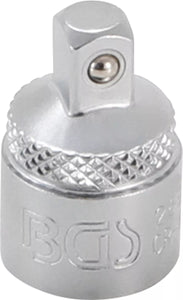 Hylsnyckel-Adapter | Inre fyrkant 10 mm (3/8") - Yttre fyrkant 6,3 mm (1/4"). BGS 269