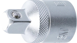 Hylsnyckel-Adapter | Inre fyrkant 12,5 mm (1/2") - Yttre fyrkant 10 mm (3/8"). BGS 270
