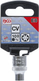 Hylsa E-profil | 10 mm (3/8") | E8. BGS 2714